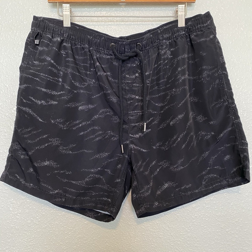 KSUBI Tiger Stripe men's XL Board Shorts Whip Print Mesh Lined Rare‎ HTF Shorts